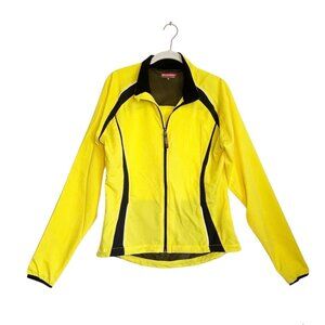 Bellwether Technical Gear Women's Full Zip Active Jacket in Yellow/Black - Sz L